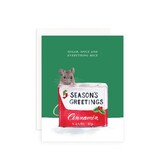 Cami Monet Spice Mice Christmas Greeting Card