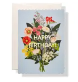 Karen Adams Designs Floral Birthday Greeting Card