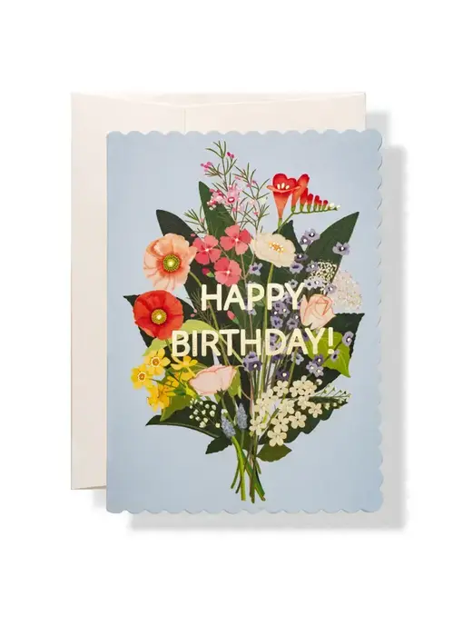 Floral Birthday Greeting Card