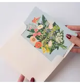 Karen Adams Designs Floral Birthday Greeting Card