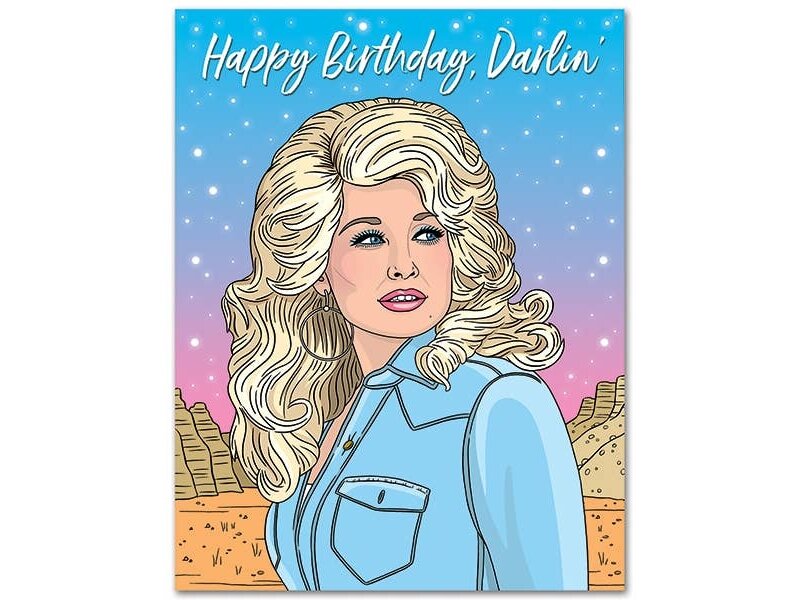 The Found Dolly Happy Birthday Darlin' Card
