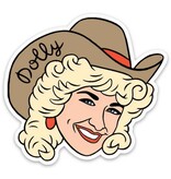 The Found Dolly Cowgirl Die Cut Sticker