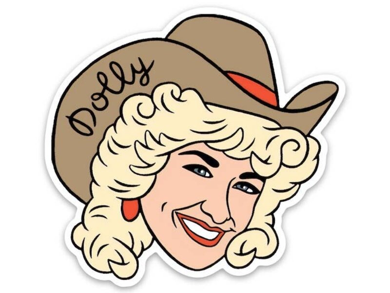The Found Dolly Cowgirl Die Cut Sticker