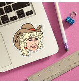 The Found Dolly Cowgirl Die Cut Sticker