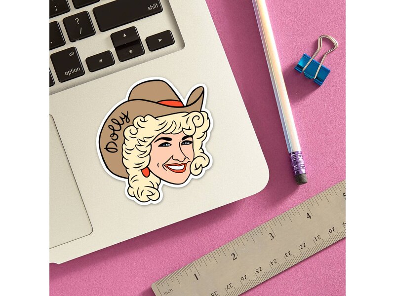The Found Dolly Cowgirl Die Cut Sticker