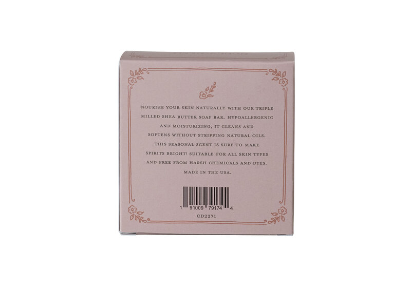 Creative Co-OP Honeysuckle Scented Olive Oil & Shea Butter Triple Milled Bar Soap