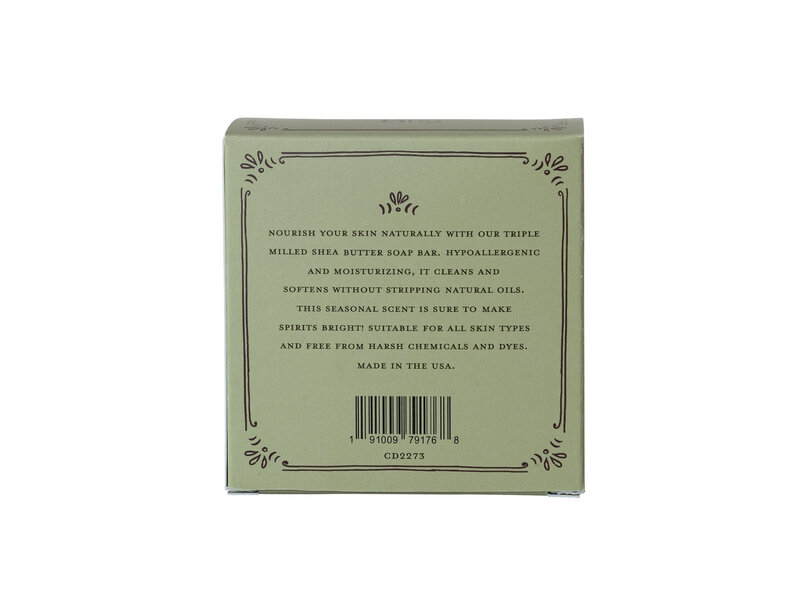 Creative Co-OP Olive Scented Olive Oil & Shea Butter Triple Milled Heart Shaped Bar Soap