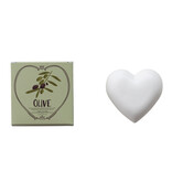 Creative Co-OP Olive Scented Olive Oil & Shea Butter Triple Milled Heart Shaped Bar Soap