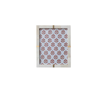 Bone Photo Frame with Brass Inlay (8" x 10")