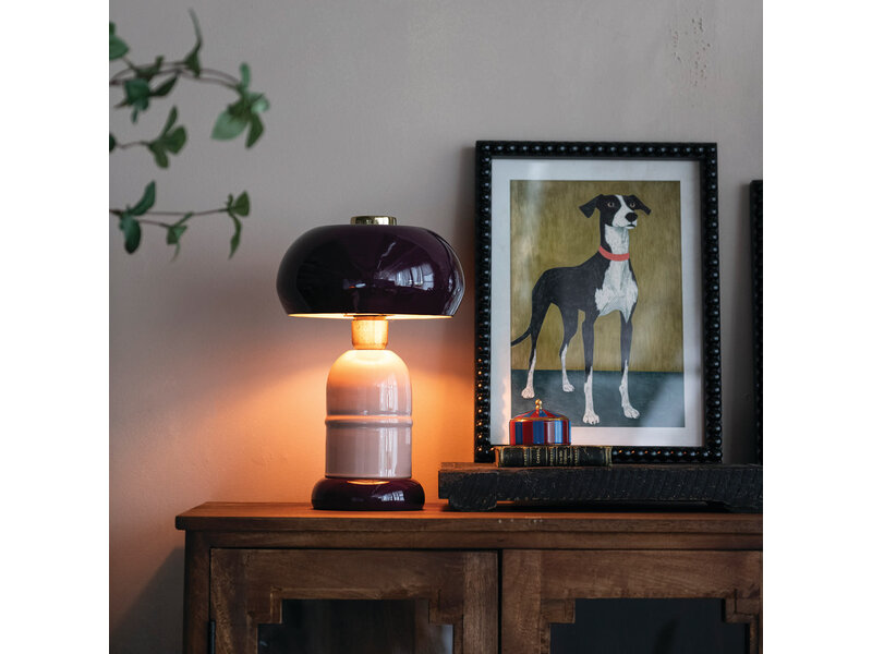 Bloomingville Wood Bobbin Framed Wall Decor with Dog  (11-3/4"W x 15-3/4"H)