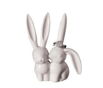 Ceramic Bunny Ring Holder