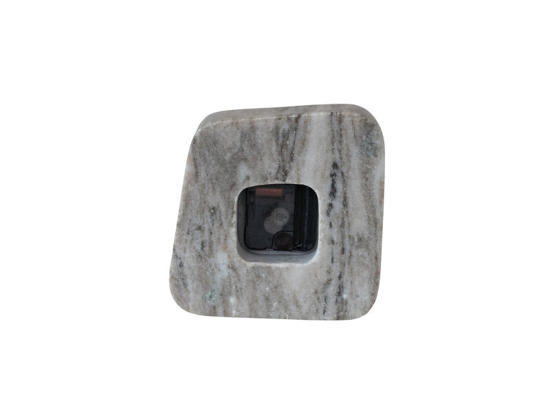 Creative Co-OP Marble Table Clock (Requires 2-AA Batteries)