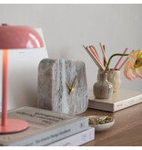 Creative Co-OP Marble Table Clock (Requires 2-AA Batteries)