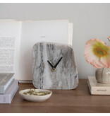 Creative Co-OP Marble Table Clock (Requires 2-AA Batteries)