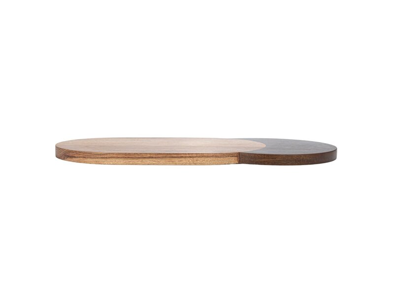 Creative Co-OP Two-Tone Mango & Acacia Wood Cheese/Cutting Board