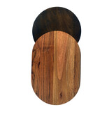 Creative Co-OP Two-Tone Mango & Acacia Wood Cheese/Cutting Board
