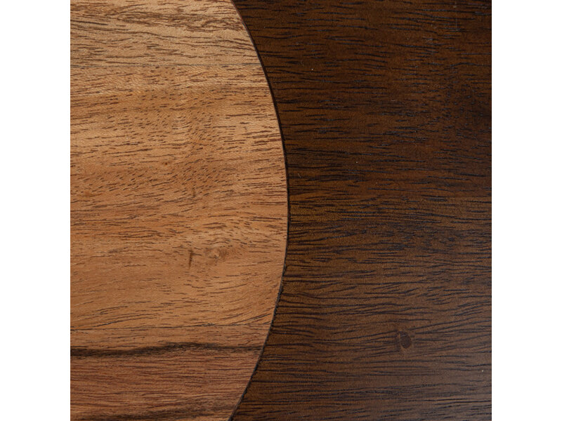 Creative Co-OP Two-Tone Mango & Acacia Wood Cheese/Cutting Board