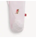 Magnetic  Me Embroidery Dogs Pink Velour Footie