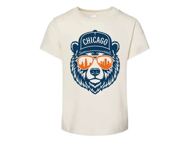 Arlo.Hendrix LLC Chicago Skyline Bear Crewneck Sweatshirt