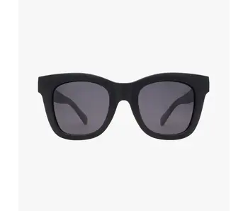 Bailey Gloss Black Polarized Oversized Square Sunglasses