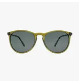Kohv Eyewear Hale Olive Polarized Round Fashion Sunglasses