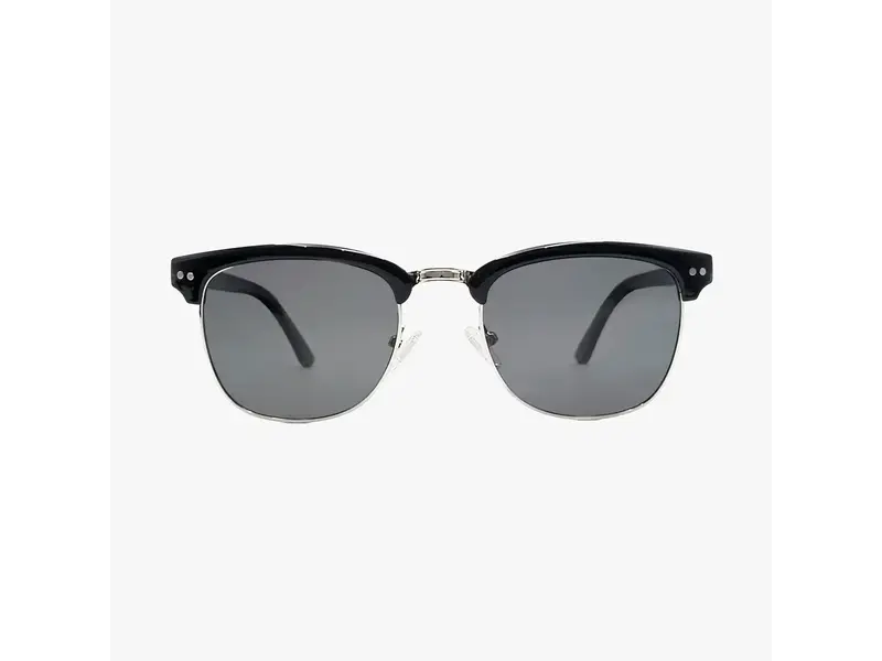 Kohv Eyewear Weston Midnight Chrome Polarized Rimless Fashion Sunglasses
