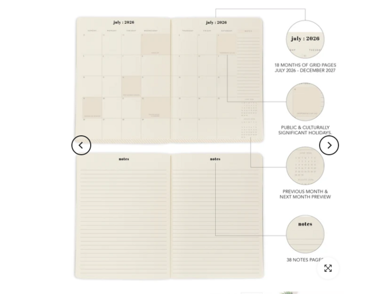 Graphique De France 2027 Monthly Planner - Dashes