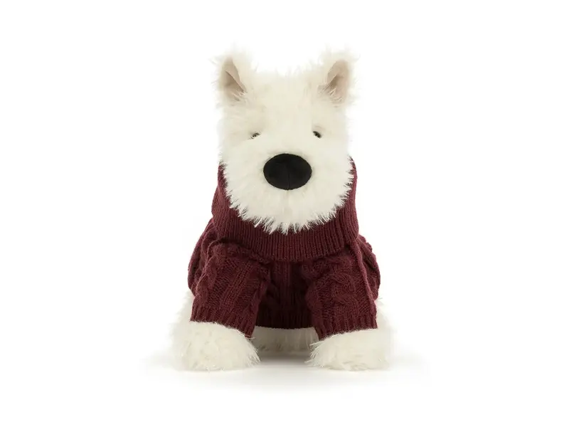 JellyCat Inc Munro Scottie Dog 'Winter Jumper'