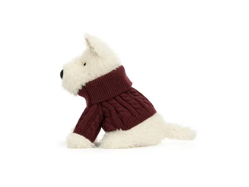 JellyCat Inc Munro Scottie Dog 'Winter Jumper'