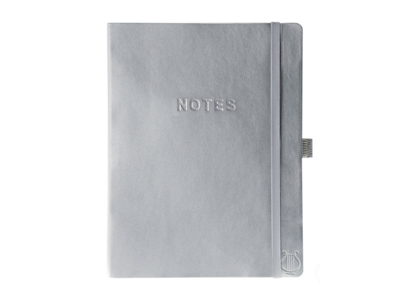 Graphique De France Apollo Collection Journal / Notebook, 6 x 8 - Silver
