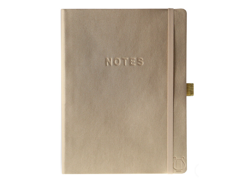 Graphique De France Apollo Collection Journal / Notebook, 6 x 8 - Gold