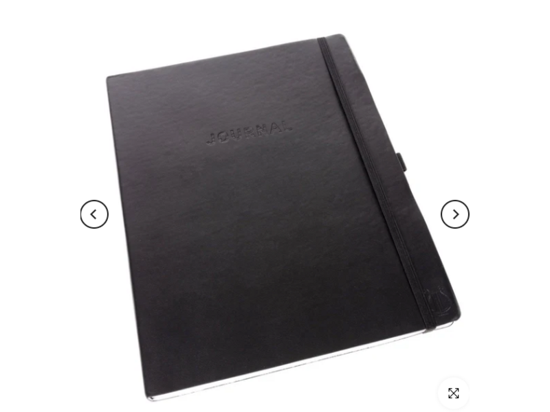 Graphique De France Apollo Collection Journal / Notebook, 8 x 10 - Black