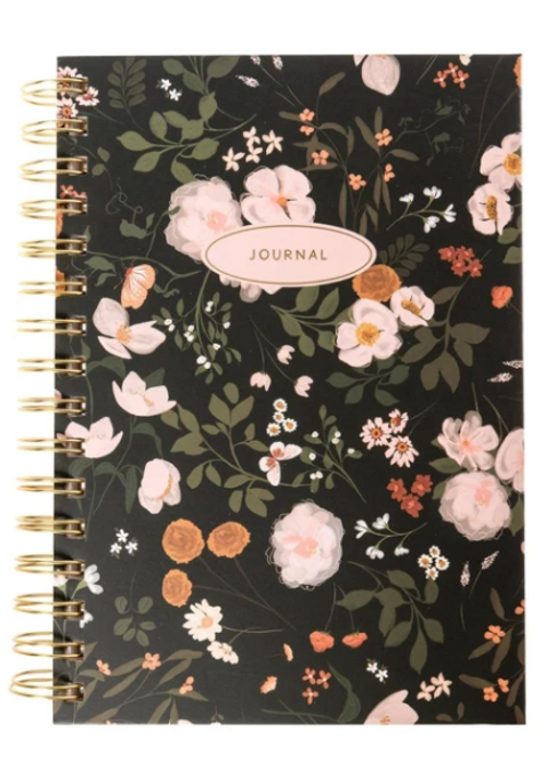 Dark Wildflower Everyday Journal | Notebook | Planner