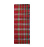 Creative Co-OP Woven Cotton Table Runner w Plaid Pattern, Multi Color