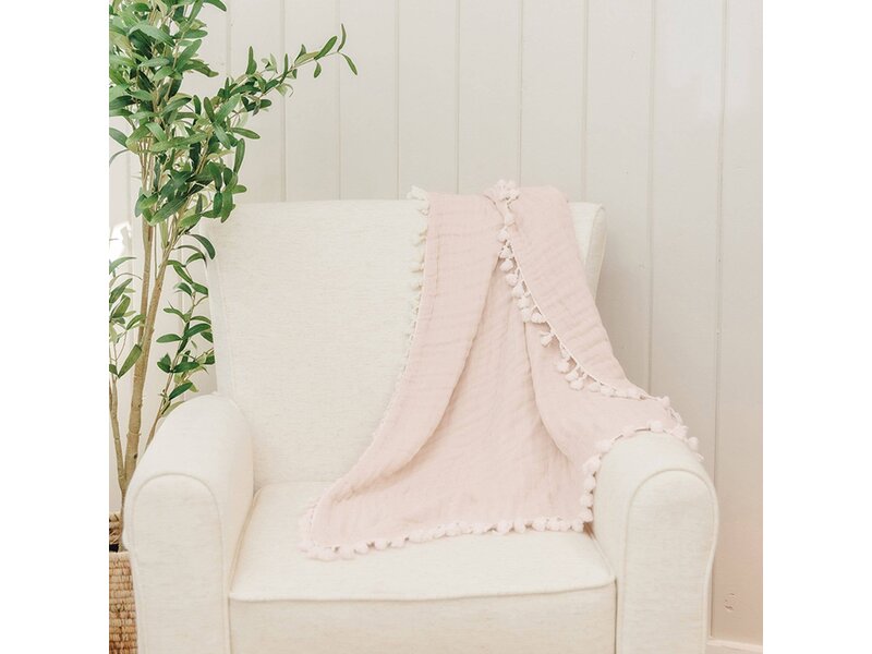Crane Baby 6 Layer Muslin Blanket Desert