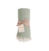 Crane Baby 6 Layer Muslin Blanket Fern