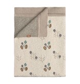 Crane Baby Avery Organic Cotton Knitted Baby Blanket (Poppy)