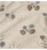 Crane Baby Avery Organic Cotton Knitted Baby Blanket (Poppy)