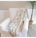 Crane Baby Avery Organic Cotton Knitted Baby Blanket (Poppy)