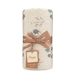 Crane Baby Avery Organic Cotton Knitted Baby Blanket (Poppy)