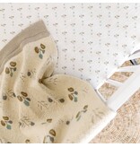 Crane Baby Avery Organic Cotton Knitted Baby Blanket (Poppy)