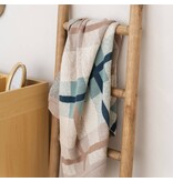 Crane Baby Charlie Farmhouse Knitted Plaid Blanket