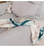 Crane Baby Charlie Farmhouse Knitted Plaid Blanket