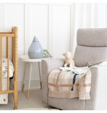 Crane Baby Charlie Farmhouse Knitted Plaid Blanket