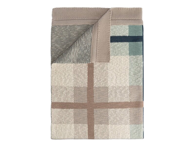 Crane Baby Charlie Farmhouse Knitted Plaid Blanket