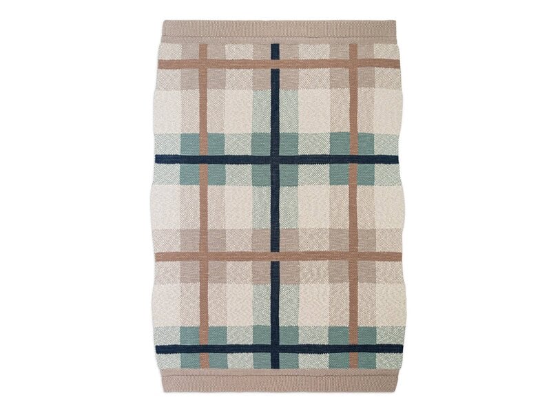 Crane Baby Charlie Farmhouse Knitted Plaid Blanket