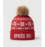 Haute Diggity Dog Apres Ski Pom Pom Hat  | Squeaker Dog Toy