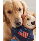 Haute Diggity Dog Ruff Lauren Teddy Dog | Plush Squeaker Dog Toy