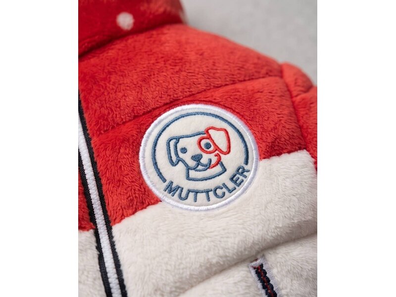 Haute Diggity Dog Muttcler Puffer Jacket  | Squeaker Dog Toy