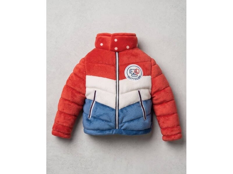 Haute Diggity Dog Muttcler Puffer Jacket  | Squeaker Dog Toy